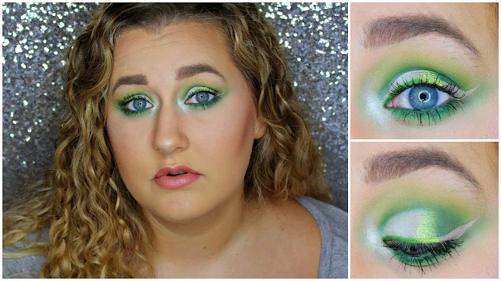 Green Cut Crease with Gradient Liner