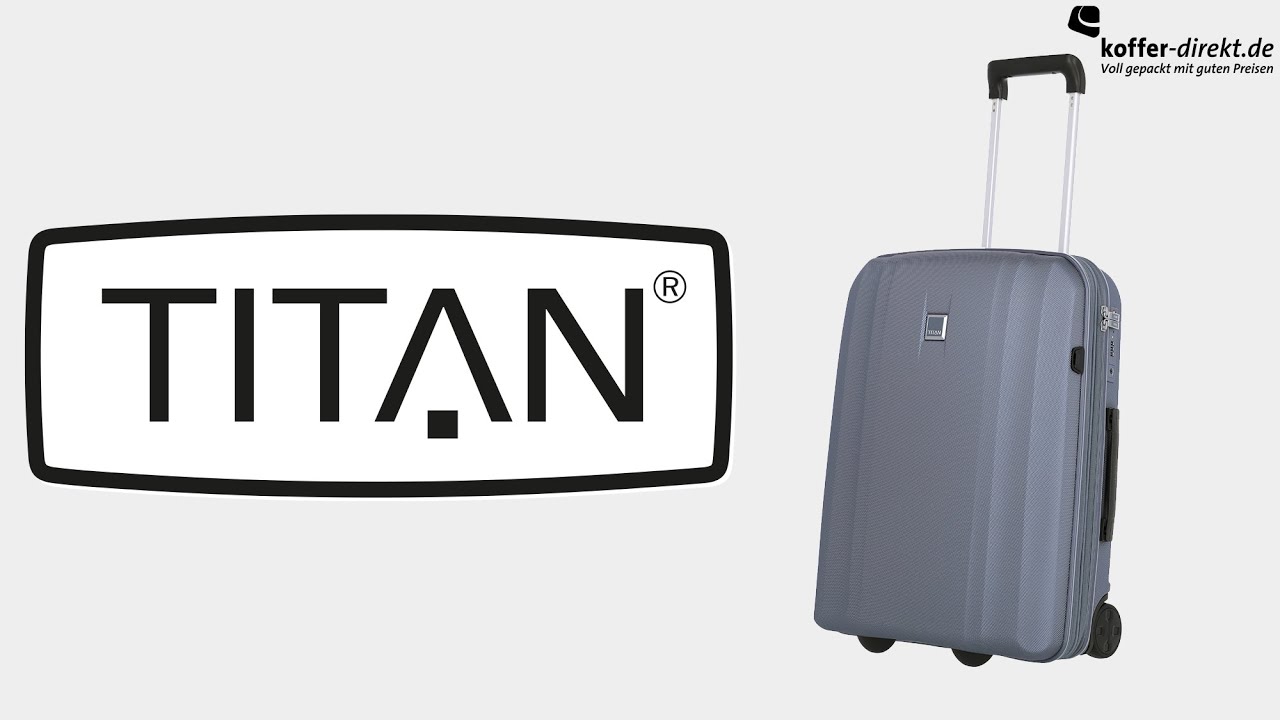 Titan - Xenon | 2-Rollen Kabinentrolley mit USB 55 cm | koffer-direkt.de
