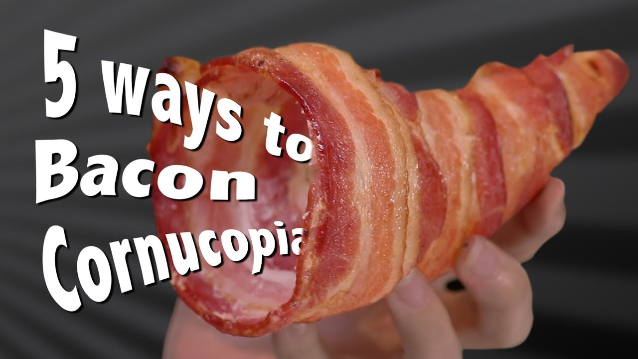 5 WAYS TO BACON CORNUCOPIA | HellthyJunkFood