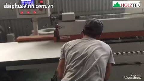 Máy dán cạnh tự động 6 chúc năng tải nặng