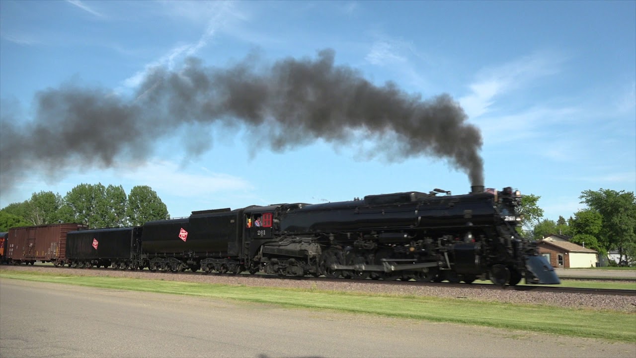 Milwaukee Road 261-Steam in the North=Preview - YouTube
