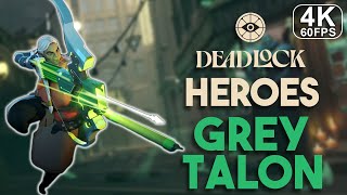 Hero: Grey Talon 🛡️ Deadlock Closed Alpha Playtest | 4K Gameplay