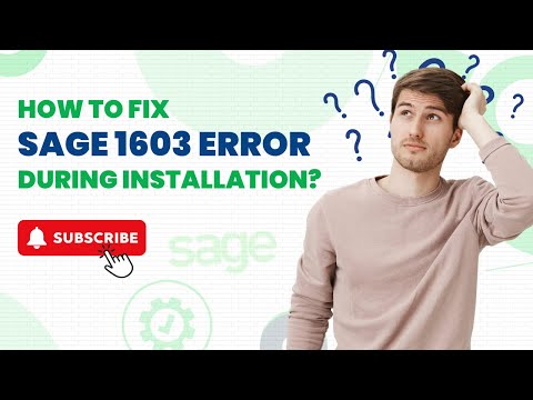 How to Fix Sage 1603 Error During Installation? | MWJ Consultancy