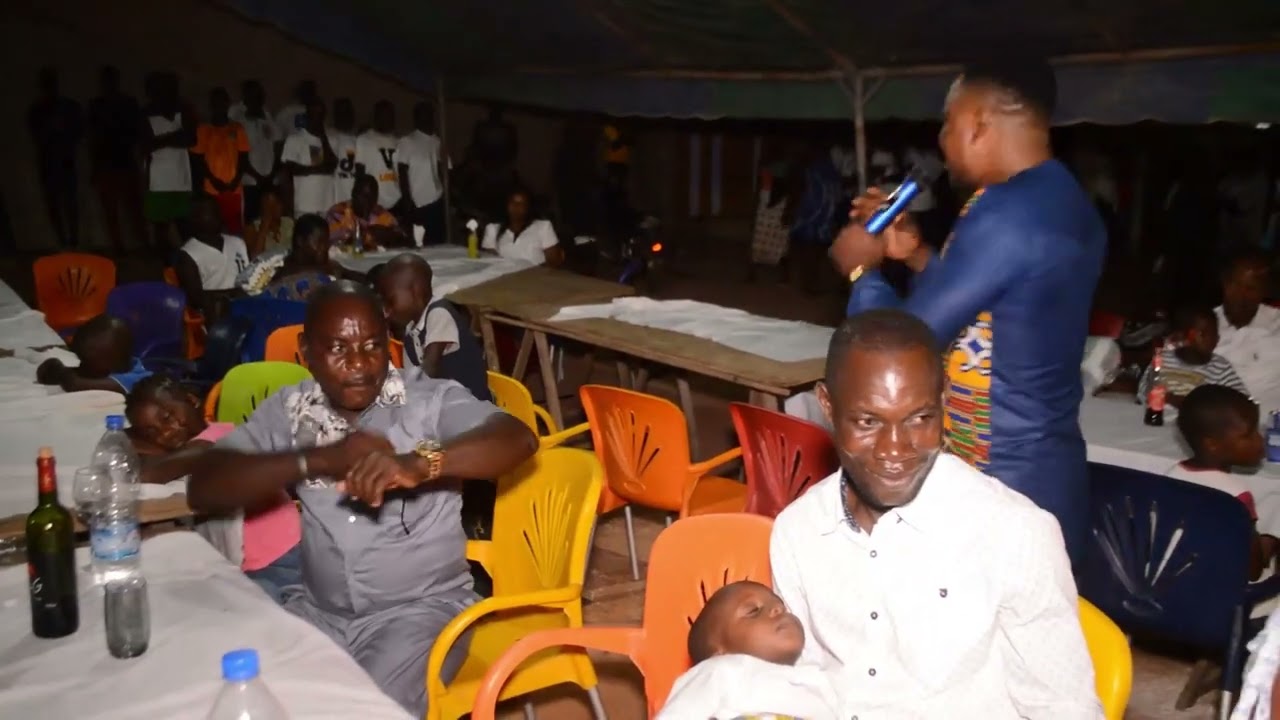 PRESTATION DE JACKY LA JOIE  LORS DE L'OUVERTURE OFFICIELLE  DE ITTY RESIDENCE-SOUBRE