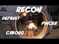 Default, Pincer, Cyborg First Look Reticles [Multiplayer Recon] (CoD:BO3)