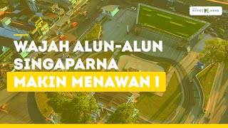 Wajah Baru Alun Alun Singaparna Semakin Memukau , Warga Ta Makin Bangga