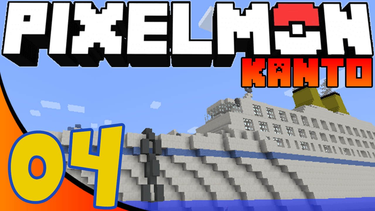 Pixelmon Kanto ITA - Parte 04: QUANTO E' GROSSA QUESTA NAVE?! - YouTube
