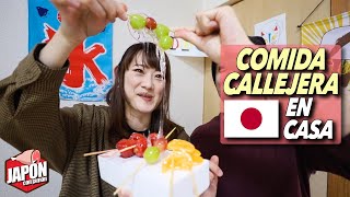 Puse una TIENDA de COMIDA CALLEJERA JAPONESA en casa ¡4 recetas!