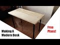 Making a Modern Desk | DIY | How-To | Simple