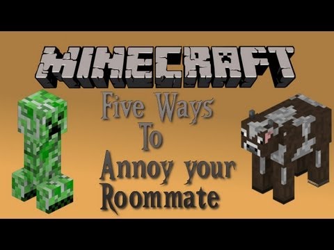 Minecraft - Five Ways To Annoy Your Roommate