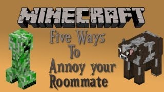Minecraft - Five Ways To Annoy Your Roommate