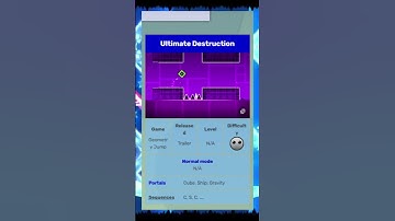 What is the first geometry dash level ever made?