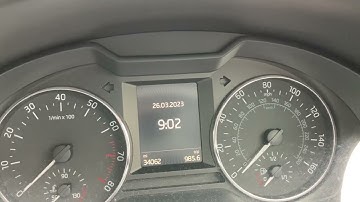 Skoda Octavia 2014 Mk3 Changing Time to BST (GMT+1) with Amundsen