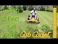 Cub Cadet Ultima ZT1 50 Cutting 2 Foot Tall Grass!