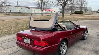1997 Mercedes-Benz SL500 Anniversary Top Operation