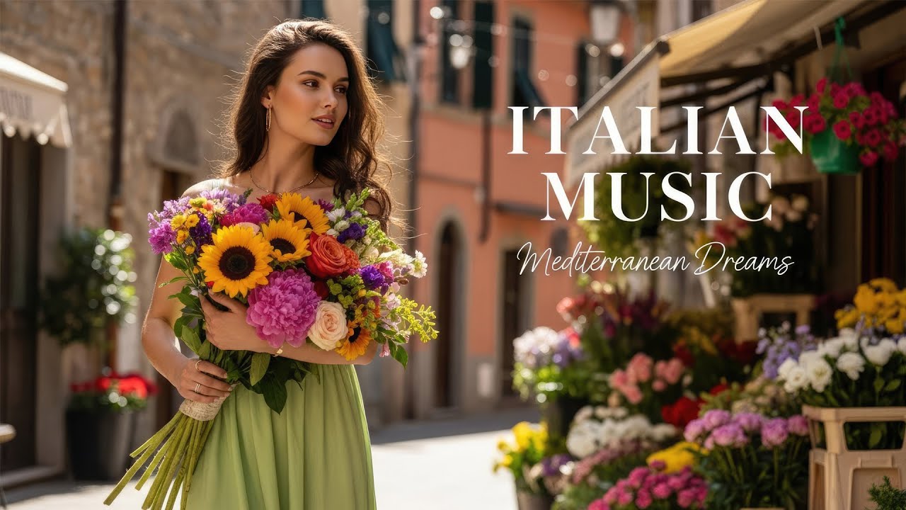 🎶 Italian Vibes & Mediterranean Ambience 🎶 2+ Hours Relaxing Amalfi Coast & Lake Como Scenery