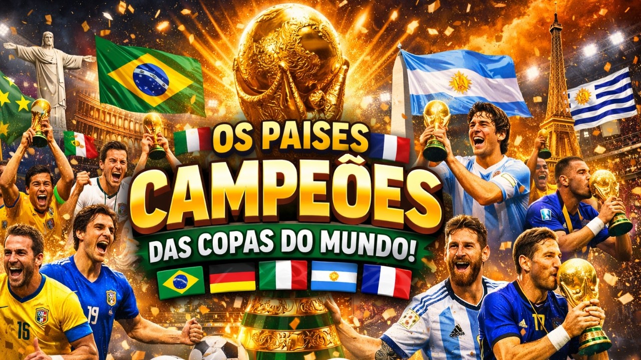 CAMPEOES DAS COPAS DE TODOS OS TEMPOS