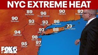 Soaring temperatures for NYC tomorrow