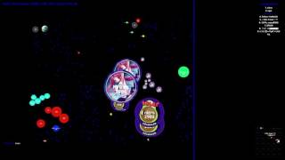 Split running in agar.io