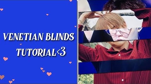 VENETIAN BLINDS // TUTORIAL AFTER EFFECTS