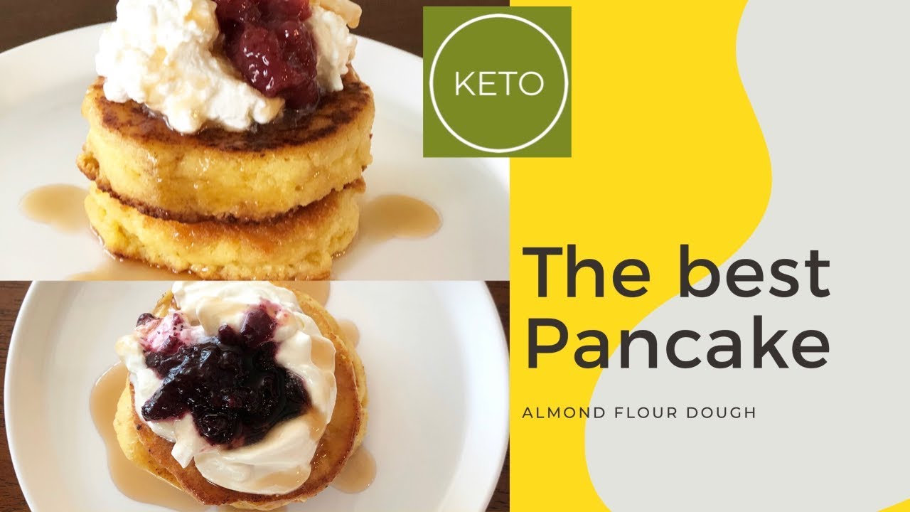 HOW TO MAKE KETO PANCAKE THE BEST ALMOND FLOUR KETO PANCAKE YouTube