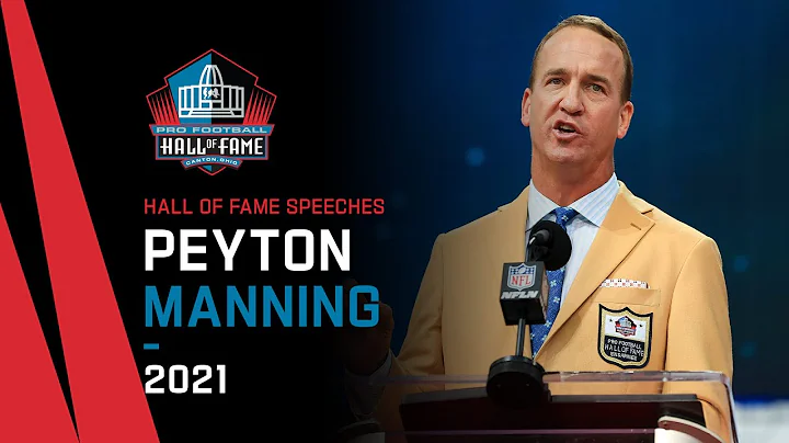 Peyton Manning Full Hall of Fame Speech | 2021 Pro...