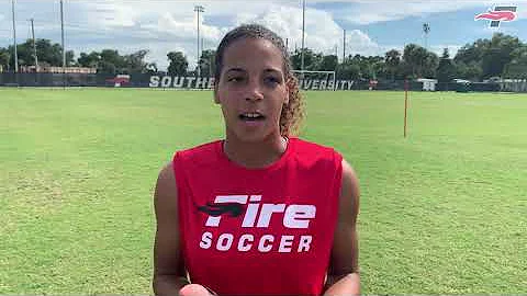 Southeastern Women's Soccer Holly Eddins 2021 Preseason Interview