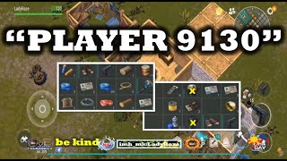 Player 9130 Using Tanning Rack To Block Revenge Raid - Last Day On Earth