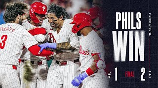 Brewers vs. Phillies Game Highlights (6/4/24) | MLB Highlights