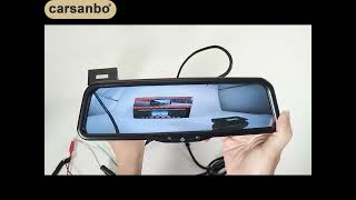 Car Digital Rear view mirror monitor with 9.66inch Full screen OEM replacement mount 2021 2023 Gm Full Size Suv Factory Oem Digital Rear View Camera Mirror Full Lcd Display Install