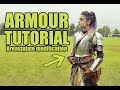 How to modify a LARP steel breastplate using a Dremel