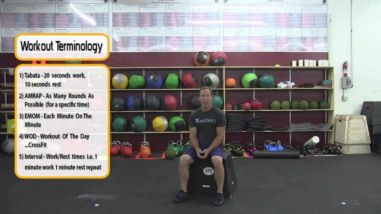 Work Out Terminology Workout Terminology (Tabata, Intervals, WOD ) CrossFit Denver - YouTube
