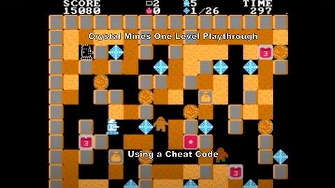 Crystal Mines One Level Playthrough using a Nes Cheat Code :D #Nintendo #Nes #CheatCodes #Gaming