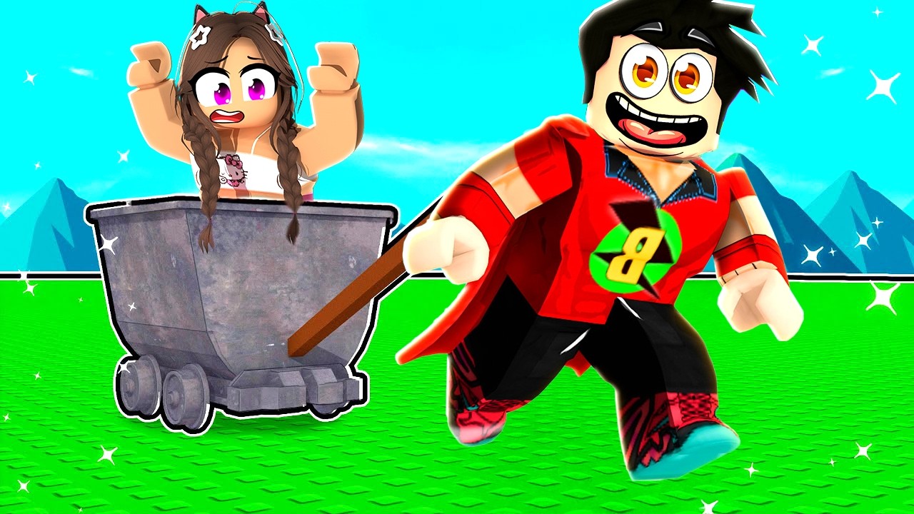 AYBÜKE'Yİ İPLE ÇEKEREK YOLUN SONUNA TAŞIDIM 😅 Roblox Drag a Friend!