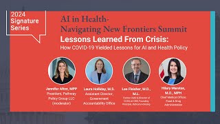 Lessons Learned From Crisis: How COVID-19 Yielded Lessons for AI and Health Policy
