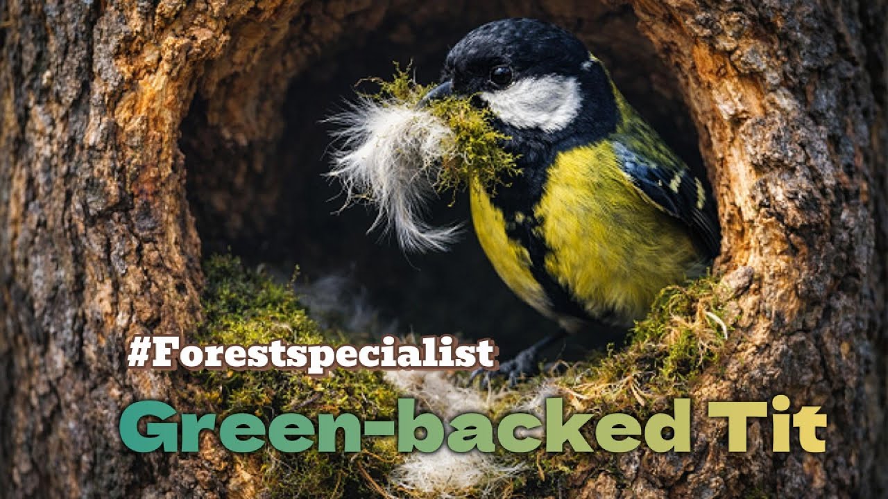 Green-backed Tit in Pakistan | Tiny Jewel of the Himalayan Forests | Birdwatching Documentary