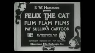 Publicdomain1927.Flim Flam Films.felix The Cat.patrick Peter Sullivan.early Anime.