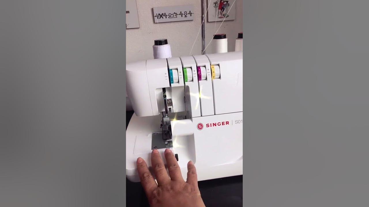 MÁQUINA OVERLOCK S0105 DA SINGER YouTube