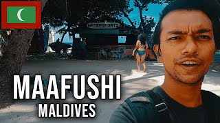 Travel vlog - Walking Through Maafushi , Maldives - 1st Person POV in Local Island 🇲🇻