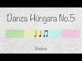 Danza hngara no5  brahms  ritmos