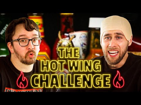 Keith Santagato Barely Survives The Hot Wings Challenge