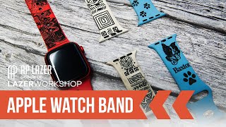 How to Laser Engrave an Apple Watch Band | Laser Engrave Denim
