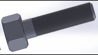 Bolt design by Solidwork