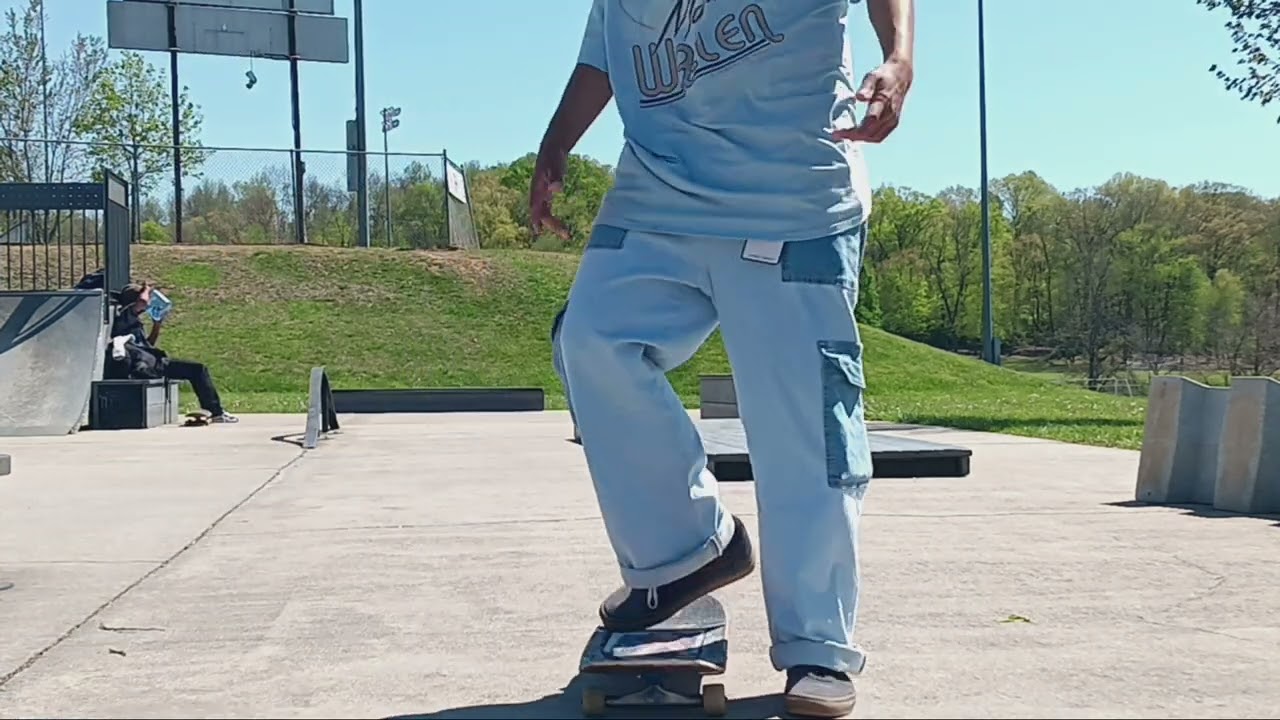 I Learned How To Halfcab Backside 50-50 😊