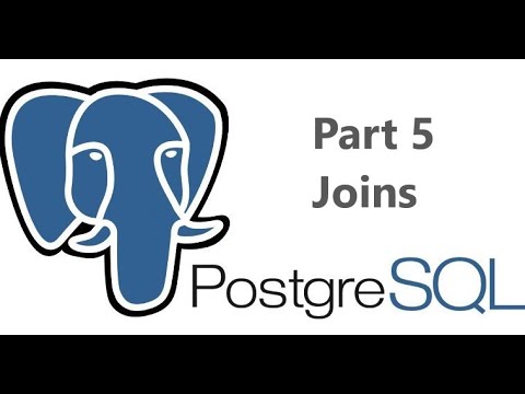 PostgreSQL Tutorials for Beginners - Part 5 | Types of JOINS