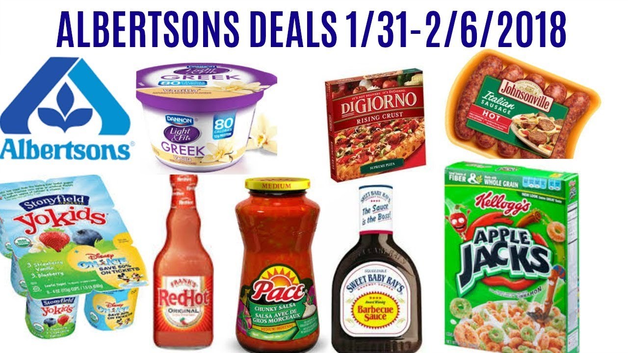 Albertsons, Safeway, Vons Pavillions Deals 1/31-2/6/2018 - YouTube