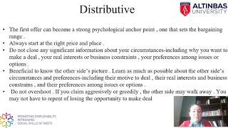 TEL206: 3. The types of negotiations