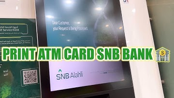 PRINT ATM CARD SNB BANK/BUHAY COUPLE SA RIYADH/ Adz Tv #18