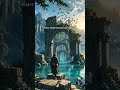 Ancient Lake Ruins 🌊 Relaxing Medieval Music for Focus &amp; Calm #shorts