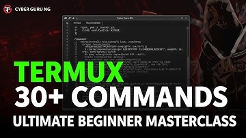Termux Full 30 Basic Commands Masterclass: The ULTIMATE Beginner Guide (2025)